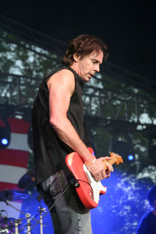 Rick Springfield performing at Frontier Days